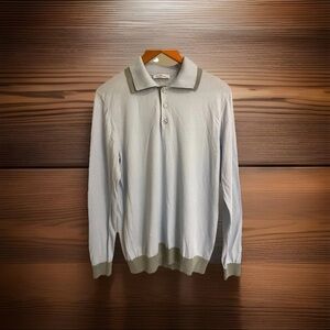 Rare Luxury Adamo double collar polo sweater (London)